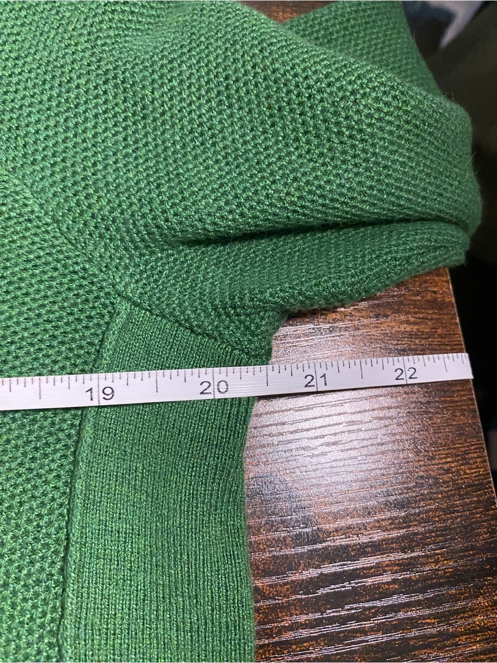 J. Jill Emerald Green Knit V-Neck Sweater - Picture 7 of 7